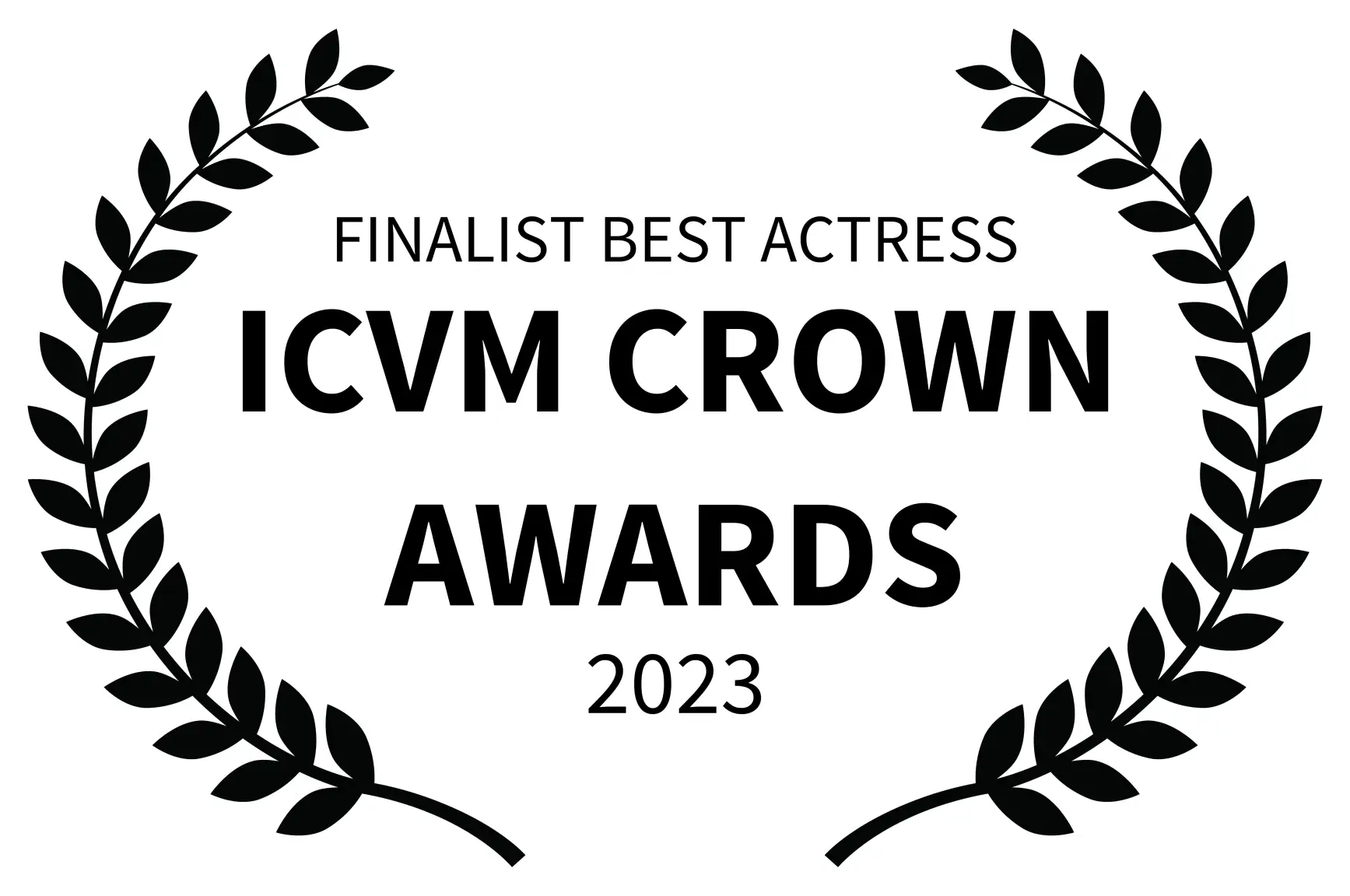 BEST ACTRESS - ICVM CROWN AWARDS - 2023